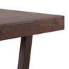 Caprica 6 Seater Dining Table In Mango Walnut Finish