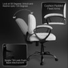 Kepler Brooks Swan MB Leatherette Office Desk Chair in White Colour