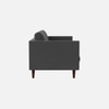 Tharoli Velvet 2 Seater Sofa in Grey Colour