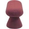 Cassy  Boucle 2 Seater Modern Bench in Red Color