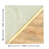 Ireka Home Earth’s Edge Wood and Resin Coaster Set – Set of 4