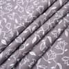 White And Chocolate Floral Cotton 400 Tc Reversible Single Bed Dohar 240 X160 Cm