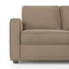 Apollo High Back 3 Seater  Fabric Sofa In Biscuit Velvet Colour