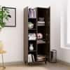 Hexa Engineered Wood Bookshelf Multipurpose Storage Rack in Giant Wood and Frosty White