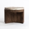 Sevyn Solid Wood Coffee Table In Dark Walnut Finish