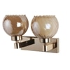Eliante Modern Wall Lights Mild Steel & Glass Material Gold & Champaign Finish