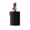 Devansh Solid Wood Electric Wall Light in Brown Colour with Black Shade Count of 1 Light