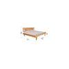 Hensley Solid Wood Non Storage Bed In Natural Finish Finish