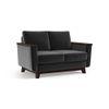 Corby Premium 2 Seater Fabric Sofa in Pebble Grey Colour