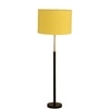 Devansh Wood & Metal Floor Lamp