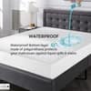 Premium Terry Polyester Fabric Waterproof Mattress Beige King 78X72