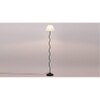 Margaret Black Cotton Shade Floor Lamp