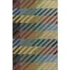 Jaipur Rugs Soft Striped Wool 5x8 Feet Red And Poppy Dhurrie Carpet