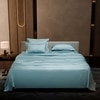 Stoa Paris Super King Size Bedsheet with 4 Pillow Covers  Size Dreamy Blue