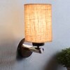 Devansh Metal Electric Wall Light in Beige Colour with Beige Shade Count of 1 Light