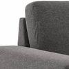 Leslie 2 Seater Fabric Sofa (Smoke Grey)