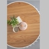 Scandinavian Gabbia Round Side Table White Matte Finish