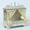 D'Dass Sheesham and Mdf Wooden Home Temple For Pooja Mandir For Home