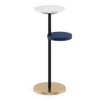 Palmer Metal Drink Table in Gold Finish