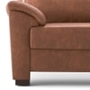 Farina 1 Seater Luxury Italian Leather Sofa In Cognac