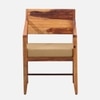 Marlon Lounge Chair in Brown Fabric