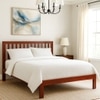Orian Solid Wood Queen  Size Bed Without Storage (Honey Oak Finish)