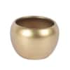 Apple Planter Set Of 3 In Gold Colour