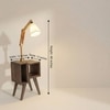Noel Beige Jute Floor Lamp with Beige Jute Base