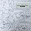 White and Green Shade Floral Dohar Pure Cotton Double Bed Reversible