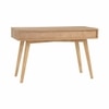 Scandinavian Loftus Writing Desk Natural Wood Finish