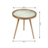 Grove wood Table  Large by De Maison Decor in Classical Design in Green Finish
