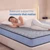 Sleepwell Ortho Pro Latex Mattress Medium Firm Orthopedic Support King 84x70x10 Inch
