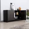 Hexa Red Multipurpose Storage Cabinet With 3 Door in Flower Wenge Colour
