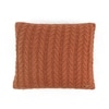 Colette Dark Coffee Cushion Cover 16X16  Inches