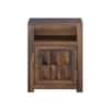 Shashi Shesham Solid Wood 1 Door Bedside In Provincial Teak Finish