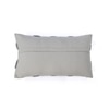 Basket Knit Light Grey Melange Pillow Cover 12X20 Inches