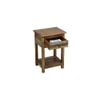 Adinoy Solid Wood Bedside Table Multicolored Finish