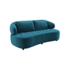 Henry Velvet 2 Seater Sofa T Blue Color