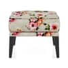Morgen Ottoman In Peach Floral Colour