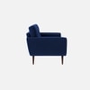 Faro Velvet 3 Seater Sofa in Navy Blue Colour