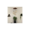 Terzo Brown Solid Wood Cluster Hanging Light