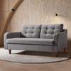 Ease Plus 3 Seater Wooden Sofa in Grey Colour