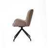 Hill Fabric Dining Chair in Beige Colour
