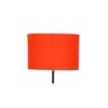 Emme Orange Cotton Shade Floor Lamp