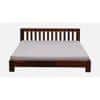 Orian Solid Wood Queen Size Non Storage Bed In Honey Oak Finish