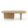 Kaya Solid Wood Coffee Table in Oak Finish