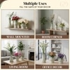 Layered Form Textured Ceramic Vase Set