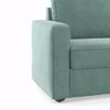 Apollo 3 Seater  Fabric Sofa In Dusty Turquoise Velvet Colour
