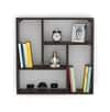 BLUEWUD Javies Engineered Wood Multipurpose Wall Decor Shelf, Display Rack (Wenge)