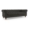 Winchester Essential 3 Seater Fabric Sofa in Graphite Colour